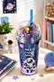 Lively 600 ml Children's Cup with Straw and Double Layer
