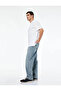 Normal Waist Cotton Loose Fit Baggy Jean Trousers - 2
