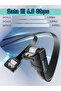 0.5M black Genuine SATA III Cable 6.0 Gbps Sata 3 Sata III Cable Cable with Locking Latch Angle Sata - 8