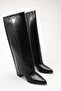 Women's Snap-On Boots Black Yanki - 5