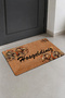 Door Mat 45X70Cm Non-Slip Base Decorative Indoor Outdoor Indian Fertility Elephants - 2