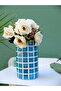 Handmade Mosaic Cylinder Vase |   Ceramic Material Modern Decor - 2