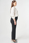 Elastic Waist Wide Leg Trousers Black - 5