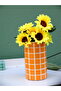 Handmade Mosaic Cylinder Vase |   Ceramic Material Modern Decor - 8