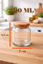 300 ml 6 Pieces Jar with Wooden Lid Vacuum Lid Multi-Purpose Jar - 4