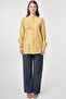 Embroidered Appliqué Tunic Mustard - 3