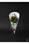 Premium Bouquet Carrying Paper Case – Flower Presentation Case with Handle – Luxury White Decorative Bouquet Cobalt in 10-Pack - 8