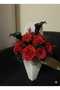 10 Bouquets and Cobalt White Luxury Paper Bags with Gray Interior for Flower Transportation - 5