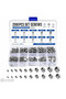 100pcs 100/200pcs 304 Stainless Steel Allen Head Grub Screw Hex Set Assortment Cup Point Fasteners f