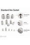 100pcs 100/200pcs 304 Stainless Steel Allen Head Grub Screw Hex Set Assortment Cup Point Fasteners f - 4