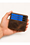Multi-Compartment Men's Leather Magnetic Card Holder - 5