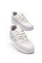 Men's Waterproof Non-Slip Nylon Sole Sneaker Shoes-White - 3