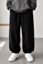 Polar Fabric Men's Black Sweatpants - 2