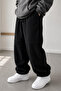 Polar Fabric Men's Black Sweatpants