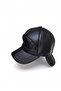 Men's Winter Leather Cap with Ear Protection - 4