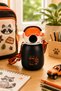 Gamer Thermos Flask 500 ml Stainless Steel Water Bottle with Straw (Ages 5 and Above) Children's Water Bottle 10 X 18 cm