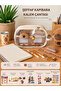 Large Wide Capacity Capybara Animal 8 Piece Pen Holder Set Pencil Makeup Storage Bag Capybara