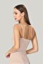 Women's Tan Shiny Corset Athlete 16888 - 2