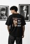 Atatürk Unisex Oversize 24/1 Cotton T-Shirt - Special Collar Print
