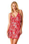 Stylish Patterned Satin Nightgown