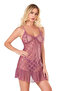 Dusty Rose Short Tulle Nightgown - 2