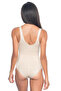 Skin-Colored Thick Strap Body Corset - 3