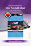 Snowdrop Microfiber Oto Cleaning Cloth Car Exterior Quick Detailing and Precision Polishing Cloth 40X40 cm Blue