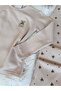 Ecru Teddy Bear Patterned Soft Winter Waffle Knitted Pajama Set - 7
