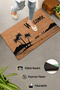 Welcome Door Mat with Palm Tree and Mountain View 45x70cm - 3