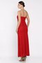 Women's Evening Dress with Rope Straps and Stones - 3