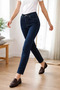 Women's High Waist Lycra Jean Denim Trousers - 4