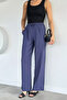 Women's Tencel Fabric Pants with Elastic Waist - 2