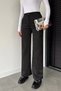Women's High Waist Palazzo Suede Pants