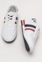 Unisex Airfile Thin Sole Sports Shoes White - Dark Blue - 7