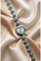 Women's Steel Watch Silver & Turquoise Heart Design Vintage Watch Luxury Elegant Stylish Old Money Classic Women's Wristwatch |   Limited Edition 2026 - 4