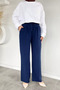 Elastic Waist Tencel Fabric Hijab Pants - 3
