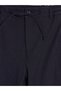 Özmarka New Season Navy Blue Slim Fit Men's Trousers with Elastic Waist and Laces - 7
