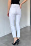 Women's High Waist Cut-Off Leg Jeans - 3