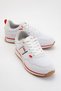 Men's Airfile Sneaker Sports Shoes White - Red - 2