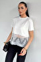 Women's Lace Crop Top T-Shirt