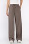 Elastic Waist Lace-Up Wide-Leg Women's Trousers