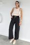 Women's Palazzo Trousers with Belt Accessories