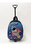 Boys' Kindergarten Nursery Wheeled Backpack Embossed Eva Colorful Printed Wheeled School Bag - 3