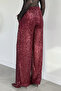 Women's Elastic Waist Shorts Lined Sequin Transparent Pants - 4