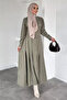 Gülseli Front Buttoned Hijab Dress