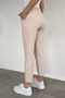 Women's Waist Elastic Fabric Trousers - 3