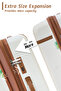 Ultra Line Expandable PP Medium Checked 24 Inch (20-25kg) Luggage, Hard Shell, Unbreakable, Combination Lock, Suitcase - 3