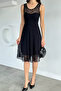 Short Lace Evening Dress - 3