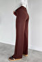 Women's Lawned Wide Leg Trousers - 3