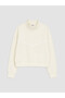 Ecru High Collar Girls' Soft Touch Tracksuit Set - 3